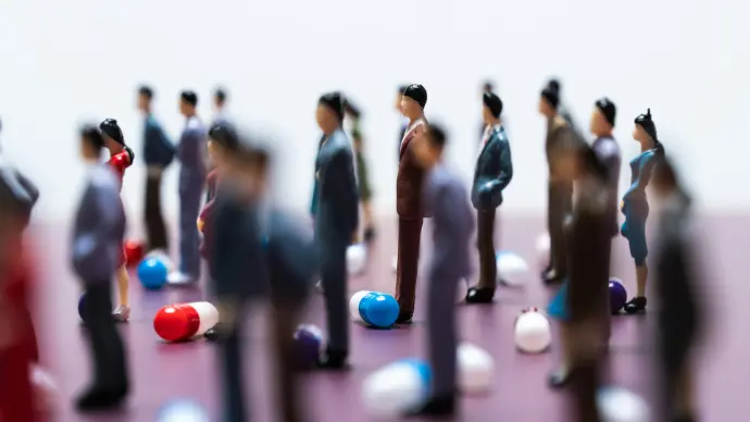 a group of people playing a game